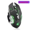 [BH 12 Tháng - Hoả Tốc] Chuột không dây Freewolf X8 (pin sạc) (Đen Sọc)(180g)