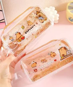[HCM - Hoả Tốc] Túi đựng bút, bóp viết in hình dễ thương Capybara/ Loopy/ Labubu dành cho học sinh