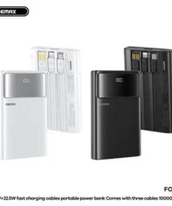 [Bh 12 Tháng - HCM] Remax FC-03 Pin sạc dự phòng 10000mAh QC3.0+PD 20W+22.5W tích hợp cáp sạc nhanh