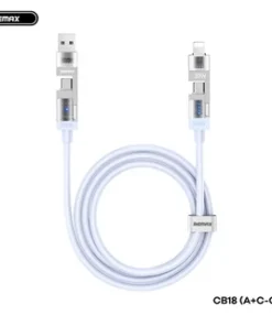 [BH 12 Tháng - HCM] Remax CB18 dây cáp sạc 4 đầu A+C>C+L 240w dài 120cm